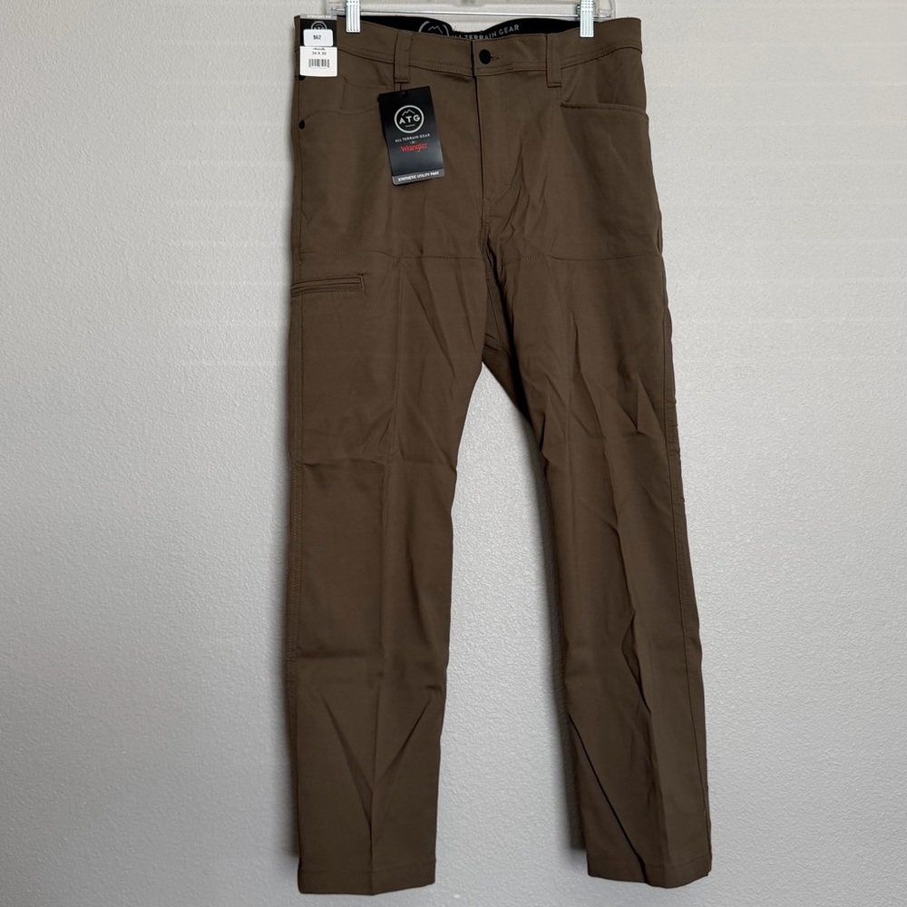 ATG by Wrangler Men's Synthetic Stretch Utility Pants Size 34x30 - 10NS849ML